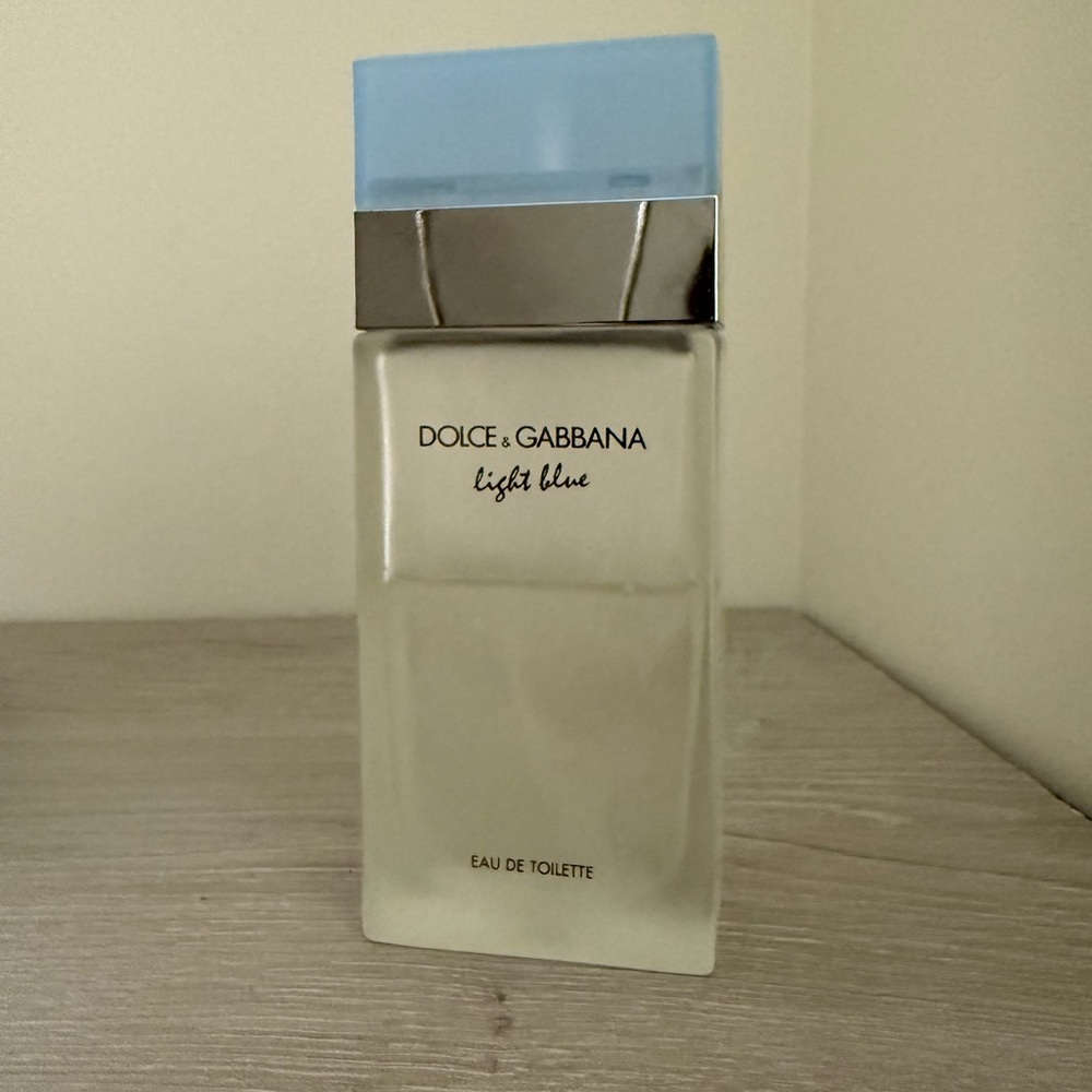 Dolce & Gabbana Light Blue Fragrance with Silver and Blue Accents